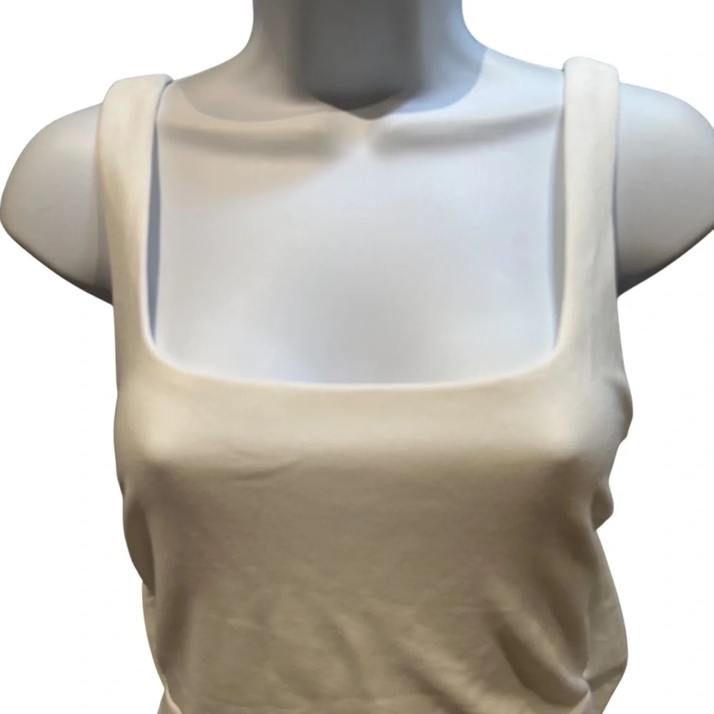 Lulus Loving Fate White Bow Square Neck Backless Maxi Dress Size XS NWT - Picture 8 of 16